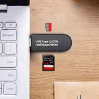 Alpexe Adaptateur Micro USB Vers USB 2.0 Lecteur De Carte Micro SD Avec USB Standard Connecteur Micro USB Pour Smartphone Tablet