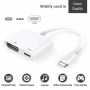 Alpexe Adaptateur lightning vers HDMI, Plug and Play 1080P COMPATIBLE Phone XS/XS Max/XR/X/8/8 Plus/7/7 Plus/6/6s/6 Plus/6s Plus