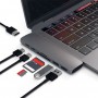 Alpexe 7 en 1 Adaptateur Double Type-C Hub USB 3.0 Ports Thunderbolt 4K HDMI pour MacBook Pro