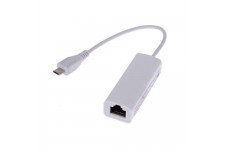 Alpexe Micro USB 2.0 Carte adaptateur réseau LAN RJ45 5 broches vers Ethernet 10/100 m pour tablette