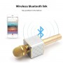 Alpexe Microphone Q7 Bluetooth Micros Sans Fil Portable Haut-parleur KTV Karaoké pour iOS iPhone Android Smartphone PC Tablette 