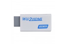 Alpexe Adaptateur convertisseur hdmi Full HD HDMI 1080 P avec sortie Audio 3.5mm pour câble Wii 2