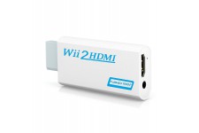 Alpexe Adaptateur Wii vers HDMI Convertisseur connecteur avec 1080p/720p Sortie Vidéo et audio de 3,5 mm – Prise en charge tous 
