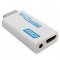 Alpexe Wii HDMI Video Converter - Full HD FHD 1080P adaptateur convertisseur 3,5 mm Sortie audio Jack