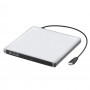 Alpexe Lecteur DVD Externe USB 3.0,Graveur Lecteur CD/CD-RW/DVD Portable pour MacBook Pro/Air d'Apple, Ordinateur Portable, PC