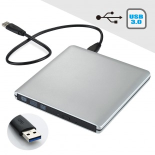 Alpexe USB 3.0 Lecteur et graveur externe CD DVD 