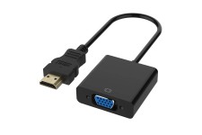 Alpexe HDMI vers VGA 1080P Mâle à Femelle Câble Adaptateur Convertisseur pour Chromebook, Ordinateur Portable, PC, Raspberry Pi,