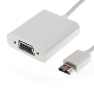 ALPEXE - HDMI vers VGA 1080P Mâle à Femelle Câble Adaptateur Convertisseur pour Chromebook, Ordinateur Portable, PC, Raspberry 