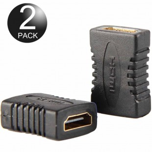 Alpexe Lot de 2 HDMI Femelle vers connecteur Femelle Adaptateur Extender, 4 K/3d/Full HD 1080p