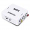 Alpexe Adaptateur HDMI vers RCA, Mini AV vers HDMI convertisseur vidéo Compatible avec 1080P pour PC Portable Xbox PS2 PS3 TV ST
