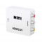 Alpexe Adaptateur HDMI vers RCA, Mini AV vers HDMI convertisseur vidéo Compatible avec 1080P pour PC Portable Xbox PS2 PS3 TV ST