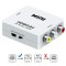 Alpexe Adaptateur HDMI vers 3RCA 1080P Convertisseur CVBS Vidéo Audio Adaptateur AV