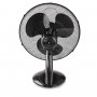 Ventilateur de Table | 40 cm de Diamètre | 3 Vitesses | Fonction d'Oscillation | Noir