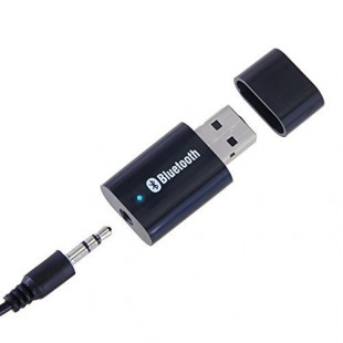 Alpexe Transmetteur Bluetooth Émetteur et Récepteur Adaptateur Sortie Stéréo de 3,5 mm USB 