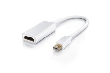 Alpexe Adaptateur Full HD mini Displayport vers HDMI/câble (1080p) Compatible avec tous les produits Apple/cartes graphiques de 