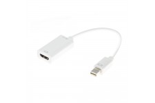 Alpexe Adaptateur Mini Displayport HDMI 4K Cable Connecteur Mini-displayport Thunderbolt HDMI Prise pour Apple MacBook, Moniteur