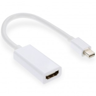 Alpexe Câble Adaptateur/Convertisseur Mini DisplayPort vers HDMI - Adaptateur Video Principal pour Apple Mac et PCs avec Mini D