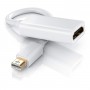 Alpexe Câble Displayport vers HDMI, Mini DisplayPort Thunderbolt Convertisseur vidéo HDTV TV pour Apple Macbook,Microsoft Surfac