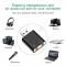 Alpexe USB Carte Son Externe Adaptateur USB Audio 3D Stéréo Jack 3,5mm Compatible Neewer NW 800, PS4, Raspberry Pi, Casque Gamer