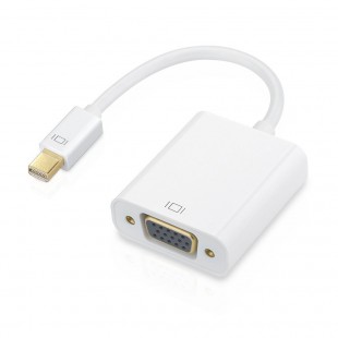 Alpexe Thunderbolt Displayport vers VGA Câble Adaptateur Convertisseur DP VGA pour Mac/MacBook Pro/Air/iMac Surface Pro 1/2/3