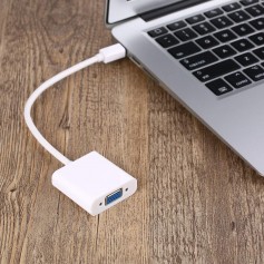 Alpexe 1 pcs Mini DisplayPort À VGA Câble Adaptateur pour Apple, MacBook 