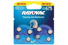 Rayovac piles pour aides auditives 1.4 V 630 mAh 8 pcs