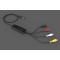 Alpexe Enregistreur Convertisseur de Vidéo/Audio - Carte de Capture Vidéo USB 2.0 - Câble de Transfert S-Vidéo/RGB à USB - Compa