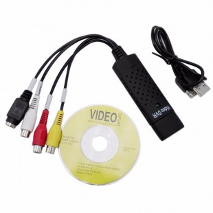 Alpexe Enregistreur / Boîtier d'acquisition audio + vidéo VHS - adaptateur vidéo pour traitement et retouche d'images