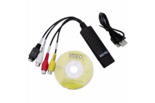 Alpexe Enregistreur / Boîtier d'acquisition audio + vidéo VHS - adaptateur vidéo pour traitement et retouche d'images