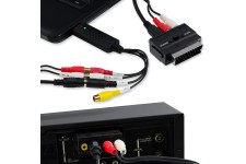 Alpexe Convertisseur Vhs Analogique Numérique Capture audio / vidéo USB 2.0 | Conversion de l'ancien format VHS numérique