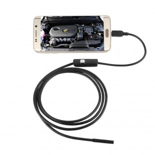 Alpexe Endoscope Android USB Waterproof Camera Inspection Etanche Sans Fil Flexible720p HD pour Android (5M)