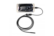 Alpexe Endoscope Android USB Waterproof Camera Inspection Etanche Sans Fil Flexible720p HD pour Android (5M)
