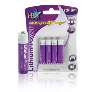 HQ batteries AAA lithium