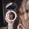 Alpexe Miroir de Poche Grossissant Lumineux Pliable pour Compact et Portable 