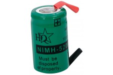 HQ Ni-MH backup battery (1 cell) 1.2 V 1000 mAh with soldering tags