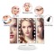 Alpexe Miroir Maquillage Lumineux LED Grossissant 10x Écran Tactile Rotation de 180 ° sur Pied NOIR