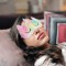 Alpexe Masque de sommeil licorne en peluche douce pour les yeux pour femmes et filles