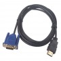 Alpexe Câble HDMI vers VGA Converter 1.8 m HDMI mâle vers VGA mâle D-Sub 15 broches M/M 