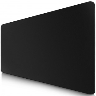 Alpexe Tapis de Souris XXL (900 x 400 mm) noir, approprié pour souris de Bureau et Souris de Gaming