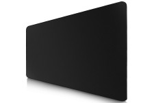 Alpexe Tapis de Souris XXL (900 x 400 mm) noir, approprié pour souris de Bureau et Souris de Gaming
