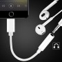 Alpexe Adaptateur Jack pour iPhone 3.5 mm Audio Haute Résolution- Blanc