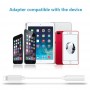 Alpexe Adaptateur Jack pour iPhone 3.5 mm Audio Haute Résolution- Blanc