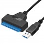 Alpexe Adaptateur USB 3.0 vers SATA III, Convertisseur Cable pour 2.5" SSD/HDD Drives,Supporte Windows 98/2000 / XP/Vista / 7/8,