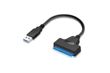 Alpexe Adaptateur USB 3.0 vers SATA III, Convertisseur Cable Adapter pour 2.5"/3.5" SSD/HDD Drives