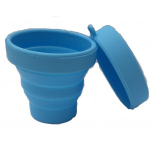 Alpexe Stérilisateur Pliable et Rangement pour TOUS Types de Coupe Cup Menstruelle - 100% Silicone Médical Antimicrobien 