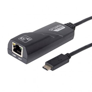 Alpexe Adaptateur USB 3.1 Type-C à Gigabit Ethernet, RJ45 Adaptateur réseau 10/100/1000 Gigabit Ethernet à USB-C Thunderbolt 3 