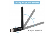 Alpexe Dongle WiFi 300Mbps, Clé WiFi Adaptateur USB pour PC Windows etc