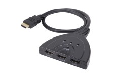 Alpexe HDMI Switch Auto 4K, 3-Port HDMI Commutateur Répartiteur