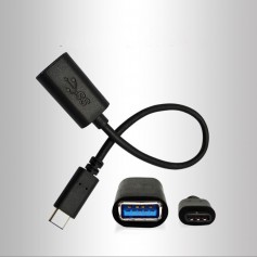 Alpexe OTG Adaptateur USB C vers USB 3.1 5Gbps Câble USB Type C Compatible Samsung Galaxy Note 10 Plus S10 S8 S9 A50 A40 A8, Hua