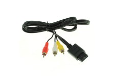 Alpexe Câble Composite, d'alimentation stéréo audio vidéo AV RCA Scart pour Nintendo Gamecube/NGC/Nintendo 64/N64/NES/SNES 